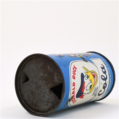 Donald Duck Cola Soda Flat Top SCARCE