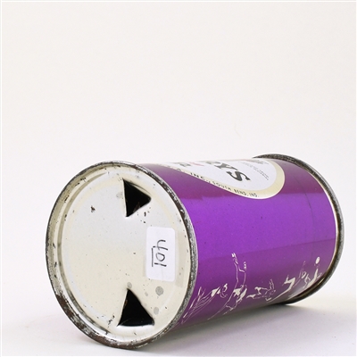 Drewrys Sports Flat Top PURPLE-WHITE OVAL LABEL UNLISTED