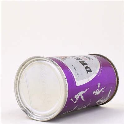 Drewrys Sports Flat Top PURPLE-WHITE SHIELD LABEL 56-20
