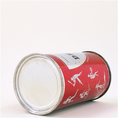 Drewrys Sports Flat Top RED-WHITE KEGLINED SOUTH BEND 56-18