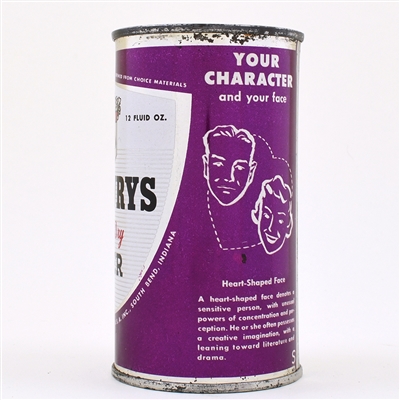 Drewrys Your Character Flat Top FACE-HEART AND OVAL Purple SO BEND 57-1