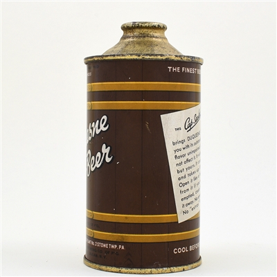Duquesne Can-o-Beer Cone Top 159-25