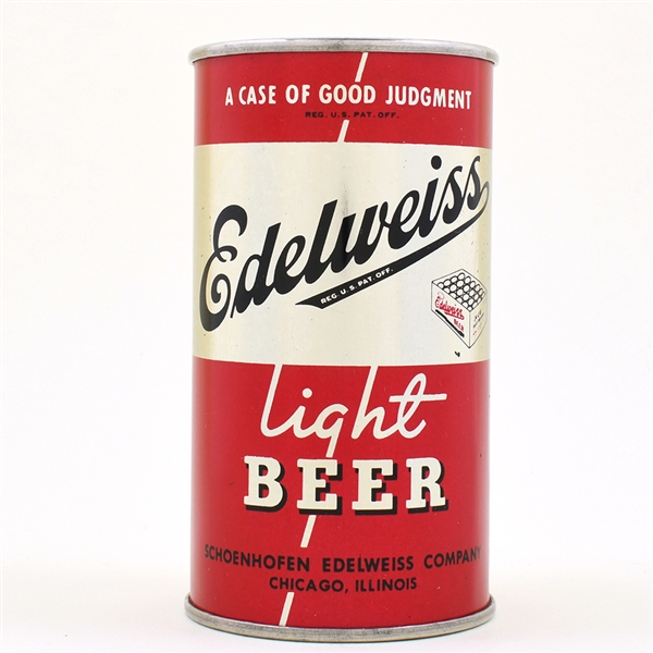 Edelweiss Beer Misprint Flat Top MISSING WHITE AND GOLD NON-IRTP 58-40