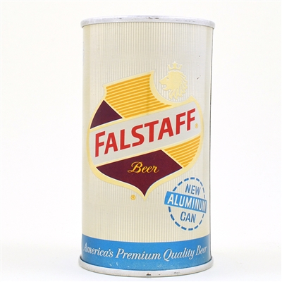 Falstaff Beer 3-Piece Aluminum Fan Tab ST LOUIS L63-29