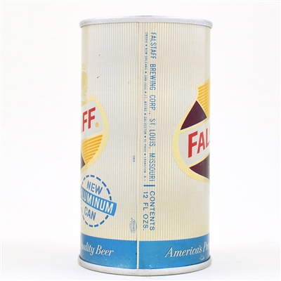Falstaff Beer 3-Piece Aluminum Fan Tab ST LOUIS L63-29