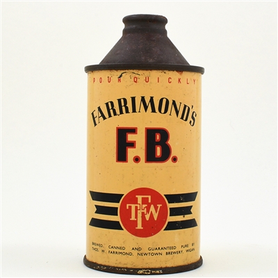 Farrimonds FB Beer English Cone Top