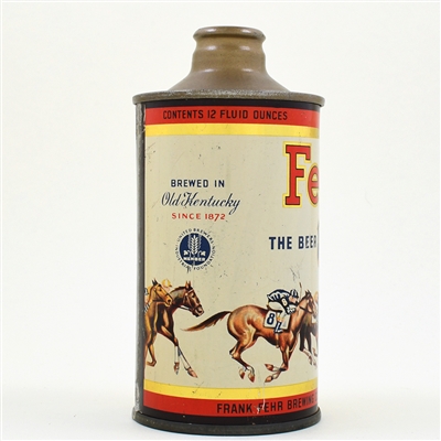 Fehrs XL Beer Cone Top RACE HORSES 162-6