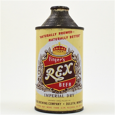 Fitgers Rex Beer Cone Top 162-29