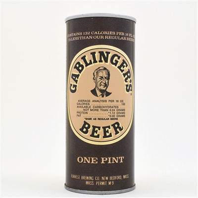 Gablingers Beer 16 Ounce Pull Tab GOLD CCC L151-11 MINTY