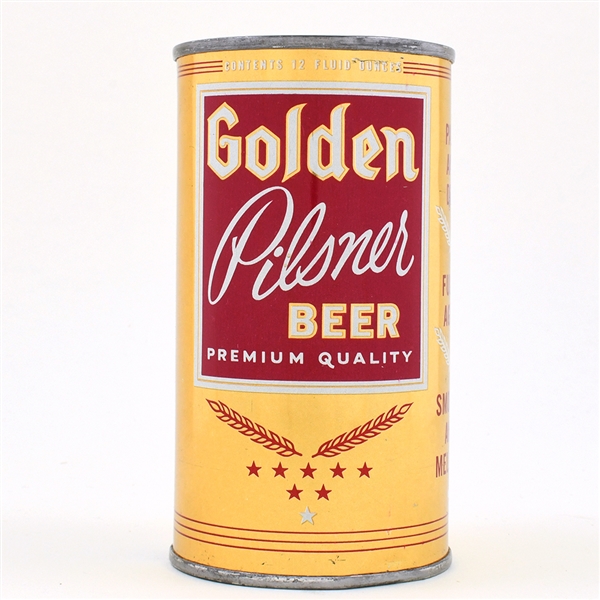 Golden Pilsner Beer Flat Top Becker Brewing ACTUAL 73-27 MINTY