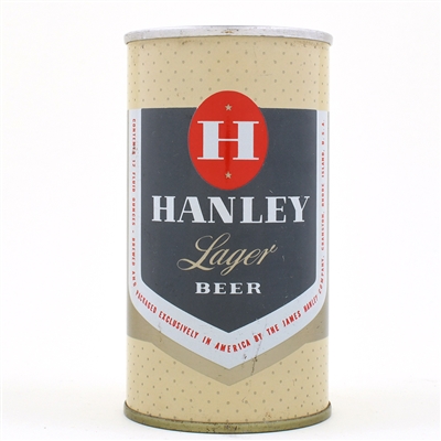 Hanley Lager Beer Pull Tab 74-1 EXCEPTIONAL