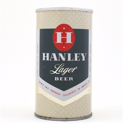 Hanley Lager Beer Pull Tab SILVER METALLIC LAGER LIKE 74-2