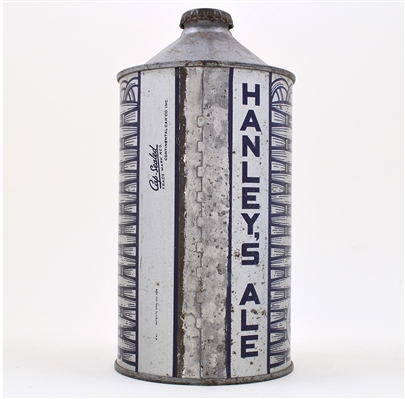 Hanleys Extra Pale Quart Cone Top L211-16 SMALL CAP-SEALED RARE
