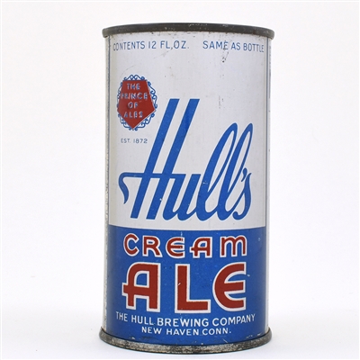 Hulls Cream Ale Instructional Flat Top DISTR INFO ON FRONT 84-17 OI 431