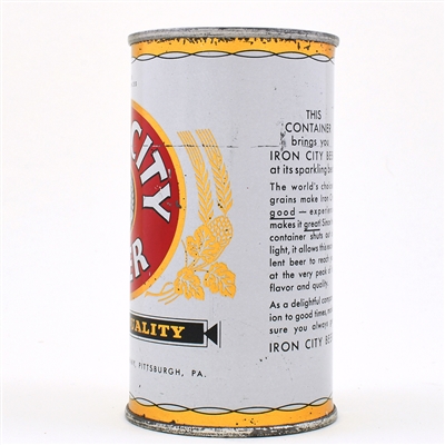 Iron City Beer Flat Top 85-33 SCARCE
