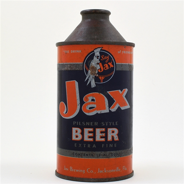 Jax Beer Cone Top NON-IRTP 170-15 RARE