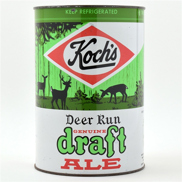 Kochs Deer Run Draft Ale Gallon RARE AMONG BEST 245-7