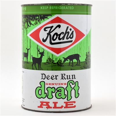 Kochs Deer Run Draft Ale Gallon RARE AMONG BEST 245-7