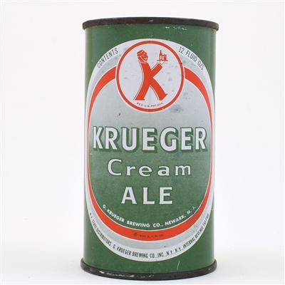 Krueger Ale Flat Top 89-32 SCARCER WHITE TRIM