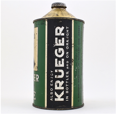 Krueger Cream Ale Quart Cone Top 213-10