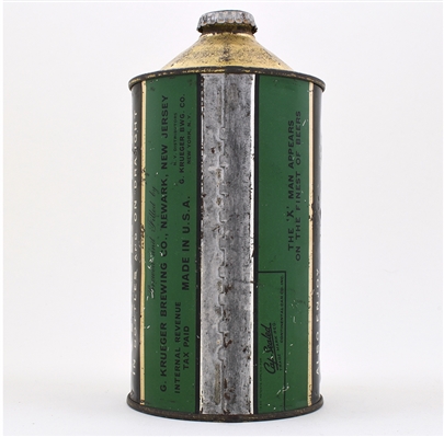 Krueger Cream Ale Quart Cone Top 213-10
