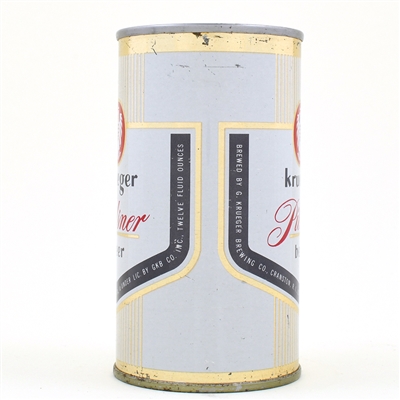 Krueger Pilsner Beer Flat Top 90-35 EXCELLENT