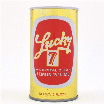 Lucky 7 Lemon n Lime Soda Water Pull Tab