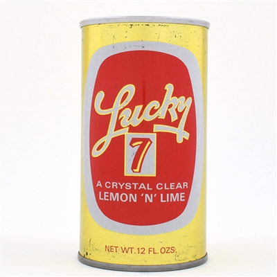 Lucky 7 Lemon n Lime Soda Water Pull Tab