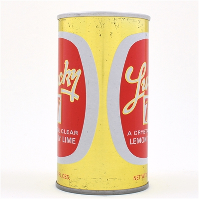 Lucky 7 Lemon n Lime Soda Water Pull Tab