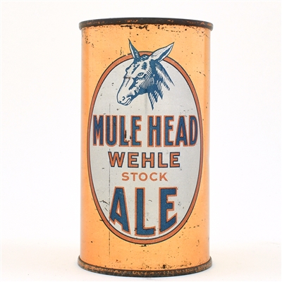 Mule Head Stock Ale Wehle Flat Top  ACTUAL 100-40 RARE NON-OI LIKELY BEST