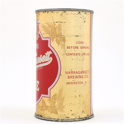 Narragansett Ale Flat Top KEGLINED 17A CODE 101-19