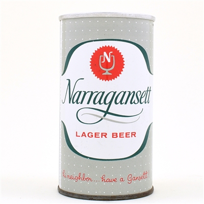 Narragansett Beer Pull Tab SOLID GREEN BORDER CCC 96-1