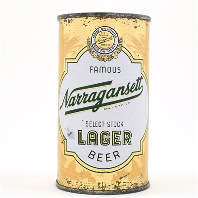 Narragansett Select Stock Lager Flat Top L101-19 UNLISTED