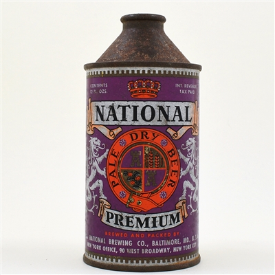 National Premium Beer Cone Top IRTP 175-1
