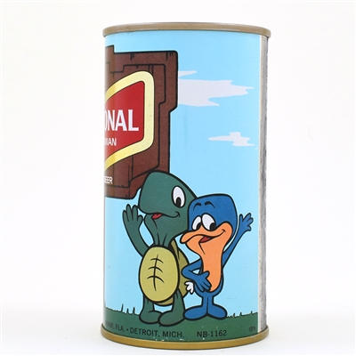 National Bohemian Beer Cartoon Bank Lid Pull Tab 97-5