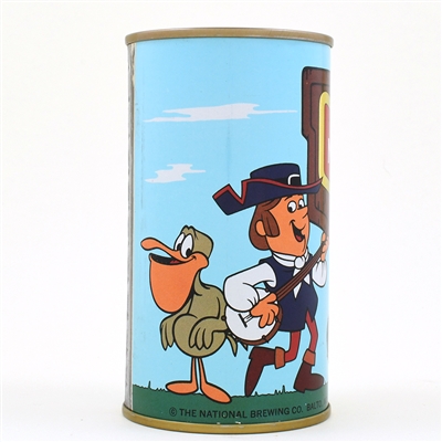 National Bohemian Beer Cartoon Bank Lid Pull Tab 97-5