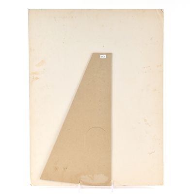POC Beer 1950s Cardboard Sign BOWLING MEN