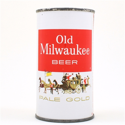 Old Milwaukee Pale Gold Flat Top 1960 107-29 VANITY LID NEAR MINT
