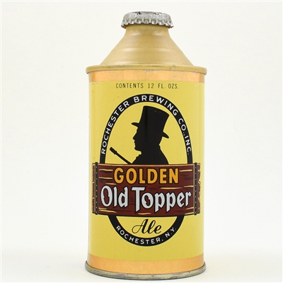 Old Topper Golden Ale Cone Top 178-8 MINTY