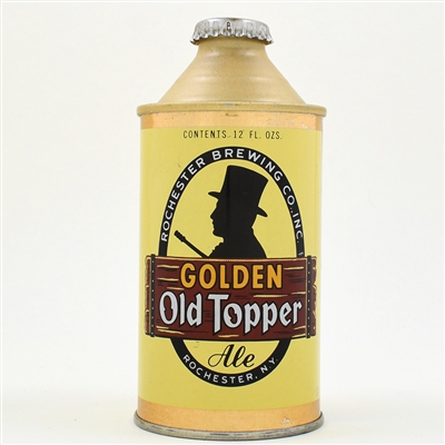Old Topper Golden Ale Cone Top 178-8 MINTY