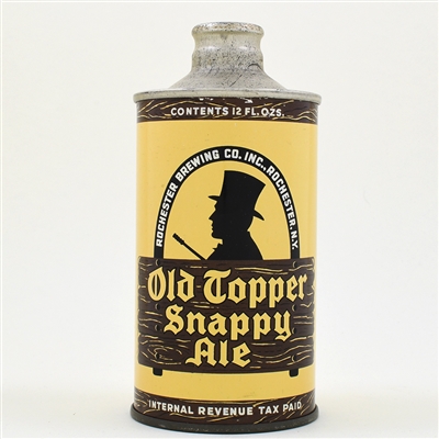 Old Topper Snappy Ale Cone Top 178-6 EXCEPTIONAL