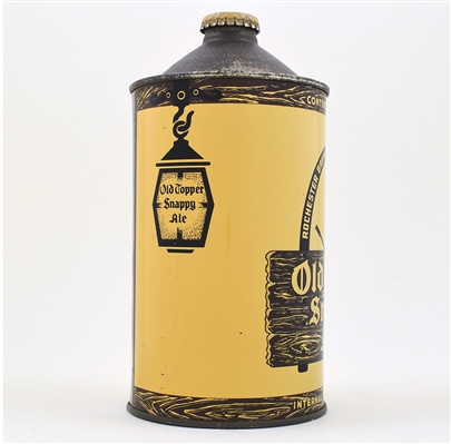 Old Topper Snappy Ale Quart Cone Top 216-10 MINTY