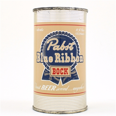 Pabst Blue Ribbon Bock Flat Top NEWARK 110-31 EXCELLENT