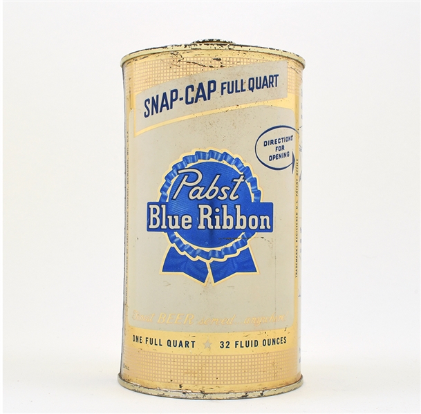 Pabst Blue Ribbon Quart Snap Cap MILWAUKEE 217-3