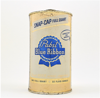Pabst Blue Ribbon Quart Snap Cap MILWAUKEE 217-3