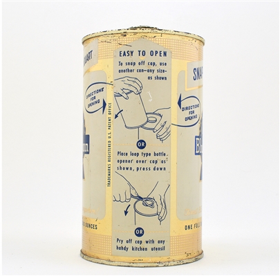 Pabst Blue Ribbon Quart Snap Cap MILWAUKEE 217-3