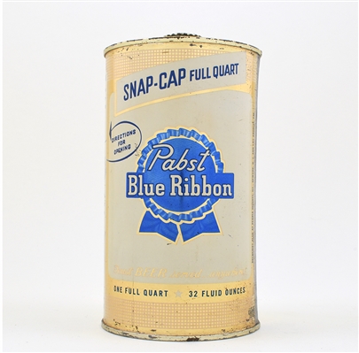 Pabst Blue Ribbon Quart Snap Cap MILWAUKEE 217-3