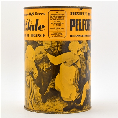 Pelforth Pale 4 Liter French Party Can RARE ORIGINAL