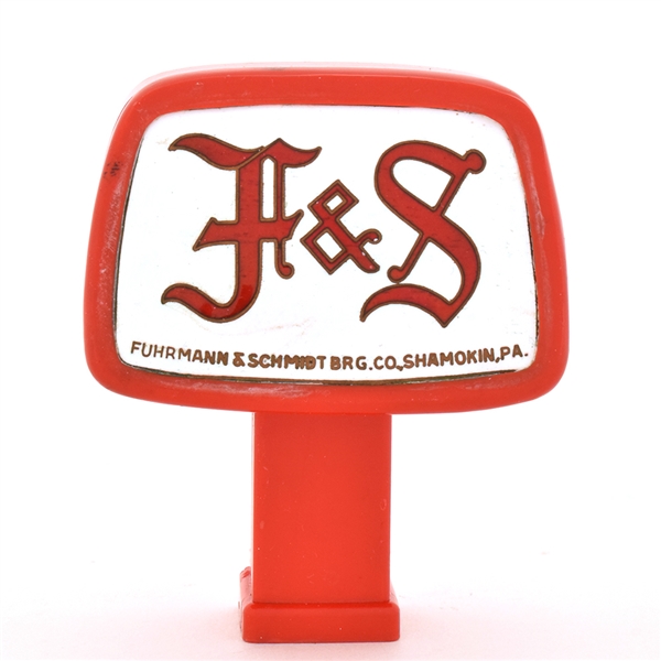 F and S 1940s Enameled Insert Plastic Tap Knob