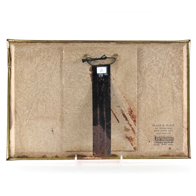 Trommers Malt Beer On Draught 1930s Embossed Tin-Over-Cardboard Sign